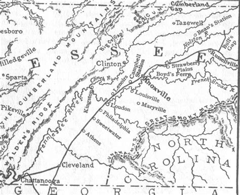 American Civil War East Tennessee In 1863