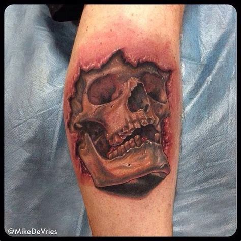 By Mike Devries Skull Tattoo Design Skull Tattoo Best D Tattoos