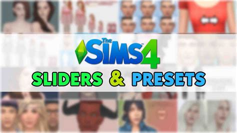 Body Sliders Sims 4