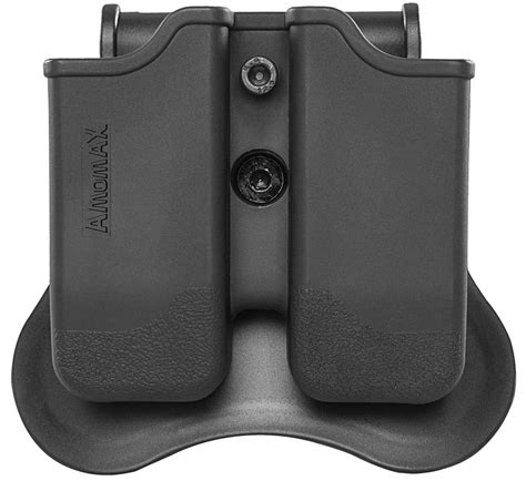 Amomax Magazine Pouch In Black For Glock Series
