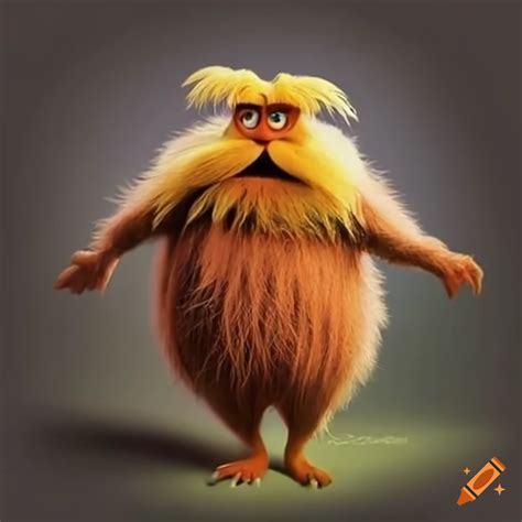 Humorous Image Of Danny Devito As The Lorax On Craiyon