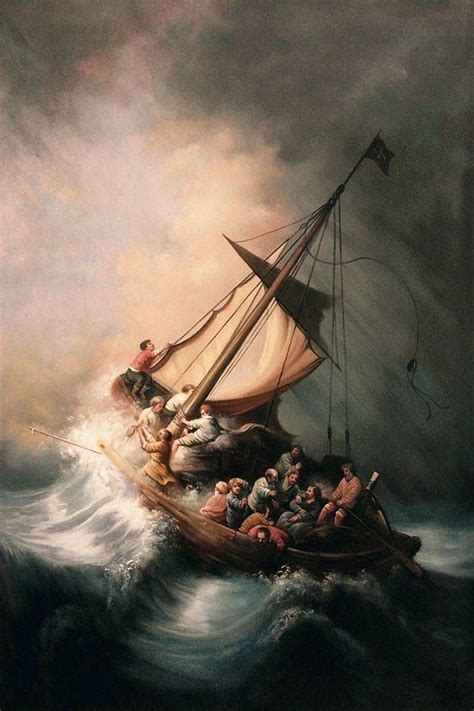 The Storm On The Sea Of Galilee Rembrandt At