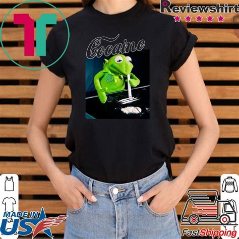 Kermit The Frog Doing Coke Shirt Shirtsmango Office