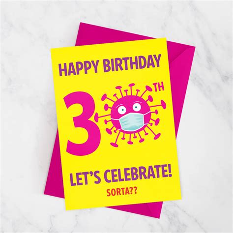 Mancrates.com has been visited by 10k+ users in the past month Lockdown Pandemic 30th Birthday Card Female By Wedfest ...