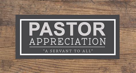 Pastor Appreciation Month Woodland Baptist Church