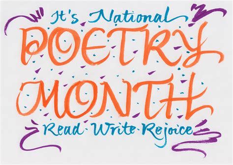 Keeping it Simple (KISBYTO): National Poetry Month