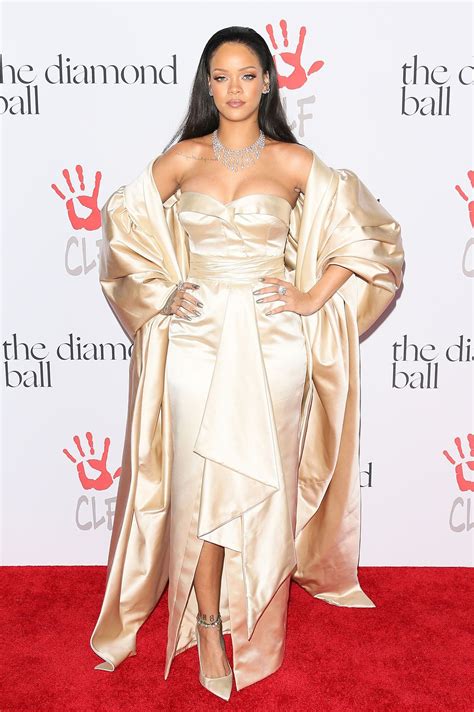The Rihanna Look Book Strapless Dress Formal Rihanna Red Carpet
