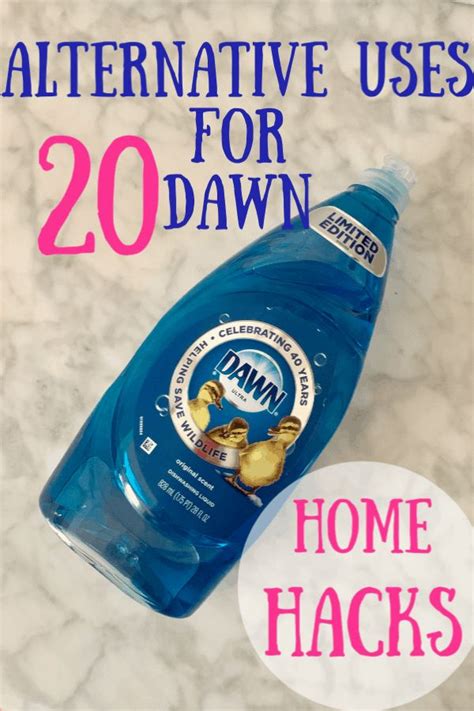 Let the recipe soak in the oven for several minutes before rinsing and wiping clean. 20 Genius Alternative Uses for Dawn Dish Soap - Crafty Little Gnome | Dawn dish soap, Dawn ...