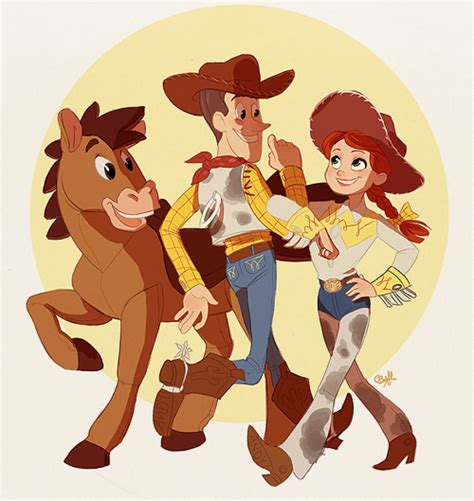 Toy Story Woody Bullseye Jessie Pixar Beth