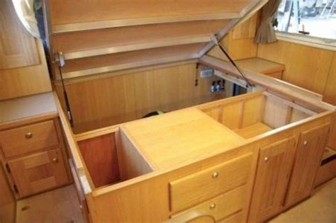 102 Clever Rv And Trailer Storage Solutions On A Budget Bed Storage