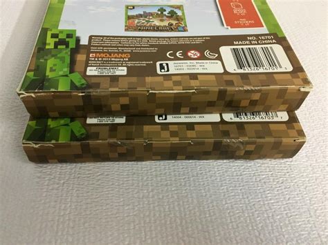 Minecraft Papercraft Overworld Hostile And Animal Mobs New 2014 Toy