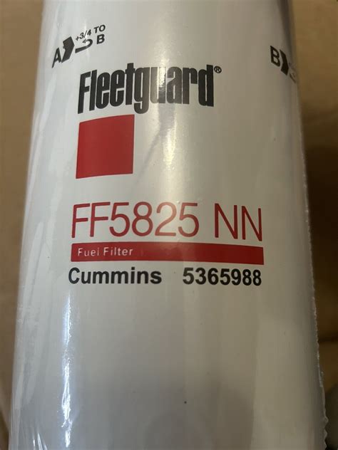 Fleetguard Ff5825nn Cross Reference Fuel Filters