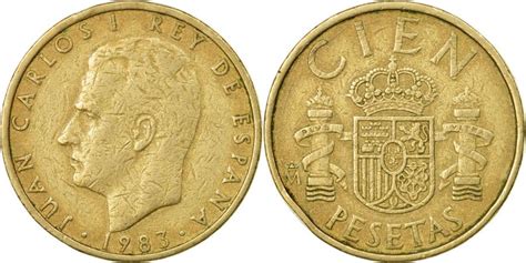 Coin Spain Juan Carlos I 100 Pesetas 1983 Madrid European Coins