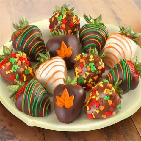 Fall Chocolate Covered Strawberries 12 Berries Acd2035 A T Inside