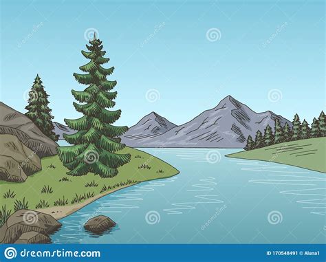 Free Free 140 Mountain River Svg SVG PNG EPS DXF File