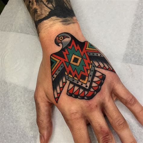 Along with our lips and our eyes, the traditional american nautical tattoos have a long history behind them. Traditional Hand - Cloak and Dagger Tattoo Parlour London