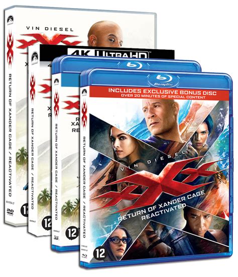 Xxx The Return Of Xander Cage Vanaf 31 Mei Op Dvd 3d Blu Ray En Uhd Allesoverfilmnl