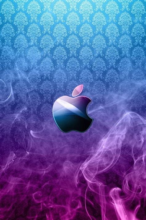 Abstract Smoke And Apple Iphone 4 Wallpapers Free 640x960 Hd