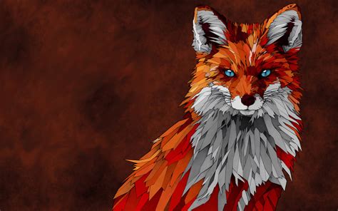 Fox Animal Artwork Full Hd Wallpaper