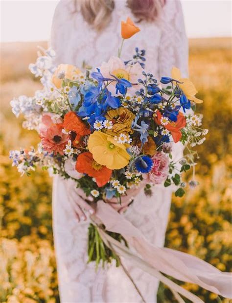 Quelles Fleurs Pour Un Mariage Champêtre Marieefr Poppy Wedding