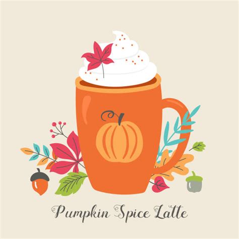 Pumpkin Spice Latte Illustrations Royalty Free Vector Graphics And Clip Art Istock