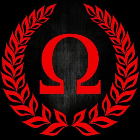 Red Omega Logo Logodix