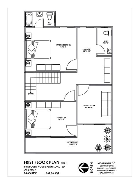 1st Floor House Plan India Floorplansclick