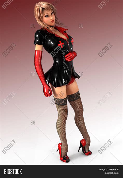 Sexy 3d Girl Black Image And Photo Free Trial Bigstock