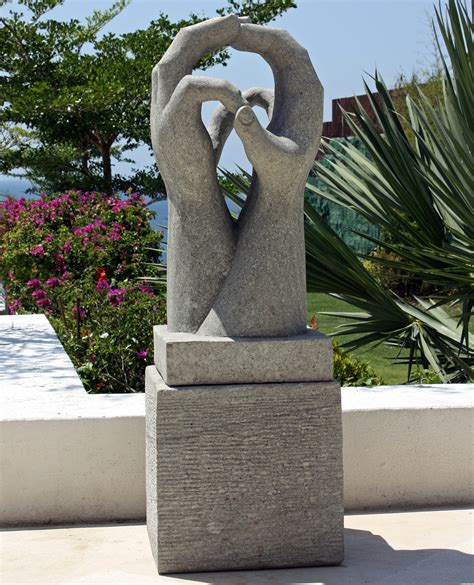 Large Garden Sculptures - Engage Modern Art Stone Statue | eBay