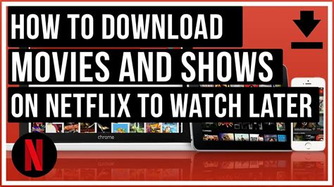 How To Download Netflix Movies And Shows To Watch Later Youtube