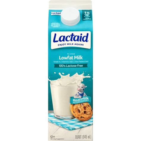 Lactaid Lowfat Lactose Free Milk 1 Qt Instacart