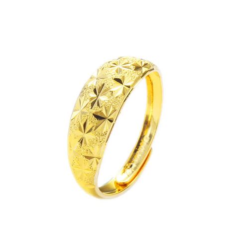 Fashion Gold Color Rings For Women Wedding Engagement Ring Adjustable