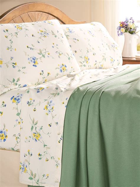 Wildflower Portuguese Cotton Percale Sheet Set In 2022 Percale Sheets