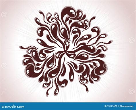 Abstract Creative Floral Design Stock Vector Illustration Of Abstract