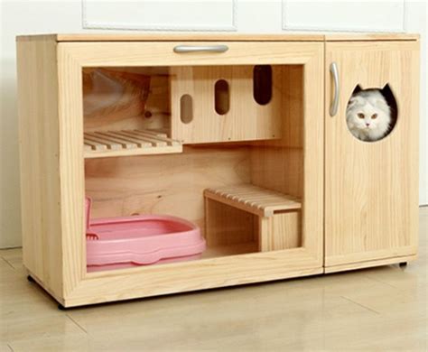 If you want to diy your own, this project is broken down into fairly easy steps. Incredible Cat Litter Box Furniture by Catwheel | Wooden ...