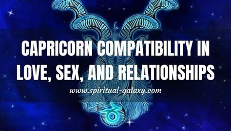 capricorn compatibility in love sex and relationship spiritual
