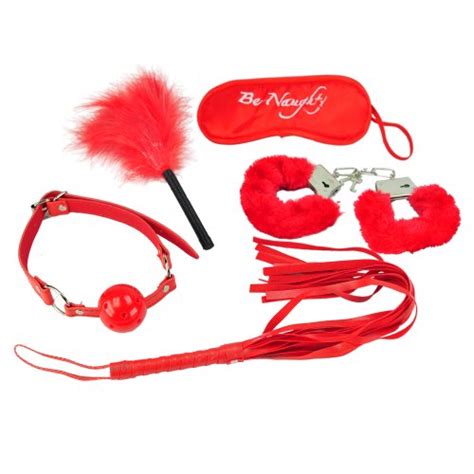 Buy Sm 5 Pieces Set Sex Fetish Couples Tools Handcuffs Whip Ball Gag Blindfold Feather Online At