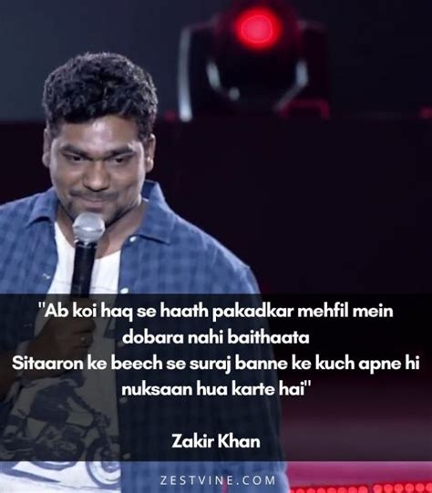 23 Best Zakir Khan Shayaris Shows Another Side Of Sakht Launda