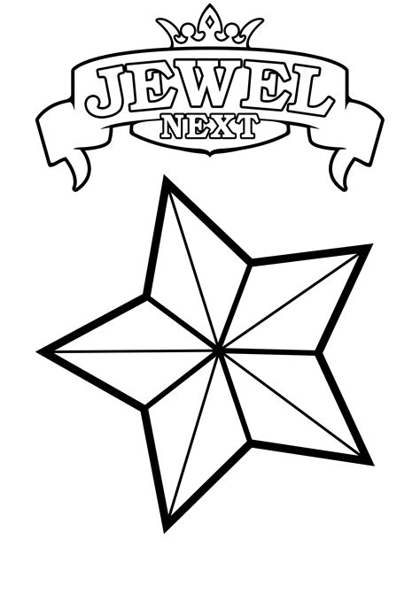 Printable Star Coloring Pages