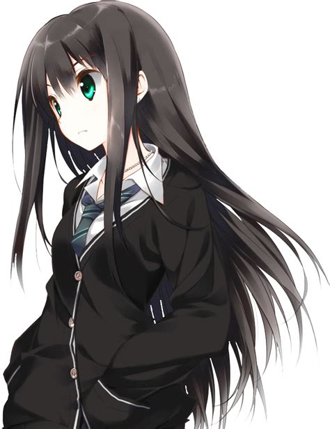 Top 100 Image Anime Girls With Black Hair Vn