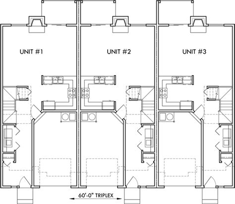 3 bedroom townhouse for rent 3 bedroom one story open from 3 bedroom open floor plan home 3 bedroom floor plans monmouth county ocean. Triplex House Plan, Townhouse With Garage, Row House, T ...