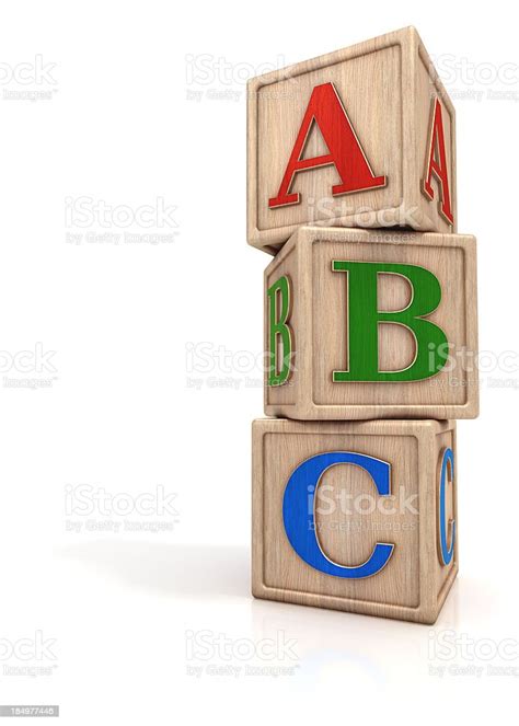 Abc Alphabet Blocks Stack Stock Photo Download Image Now