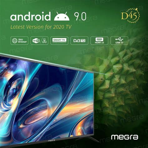 5 years warranty2 yrs manufacturer + 3 yrs extended warrantyaquos tvs come with the latest hdr standards. MEGRA 45 INCH 4K SMART LED TV Model:D45 | Megra Online ...