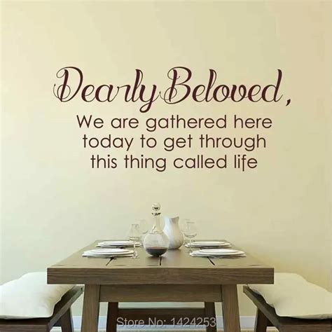 Battoo Large Wall Decals Prince Lyrics Stickers Early Beloved We Are Gathered Here Today To Get