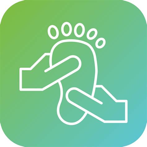 Foot Massage Vector Icon Style 22292860 Vector Art At Vecteezy