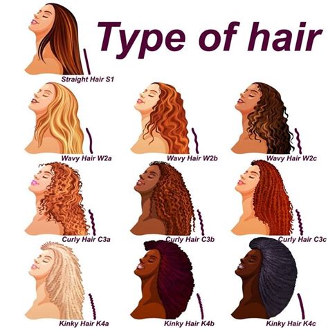 Hair Type Chart How To Determine Your Actual Hair Type Nexxus Hair