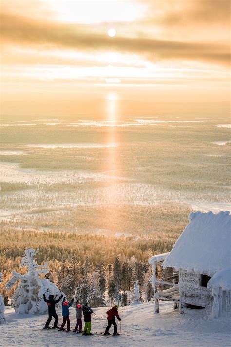Sunsets In Lapland Are Just Breathtaking Today In Levi Finland All
