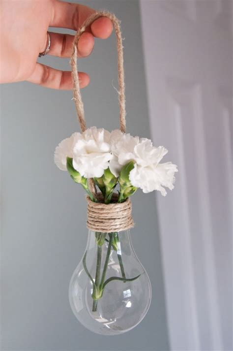Nice Hanging Light Bulb Vase Decorations T Ideas