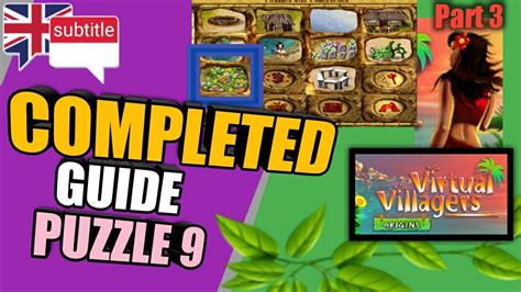 Virtual Villagers Origins Puzzle 9 Completed Guide By Lordpv