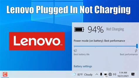 Plugged In Lenovo Laptop Battery Not Charging Windows 10 Sovled